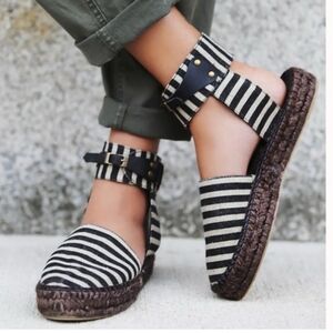 Free People Aurora Espadrille Ankle Wrap Shoe